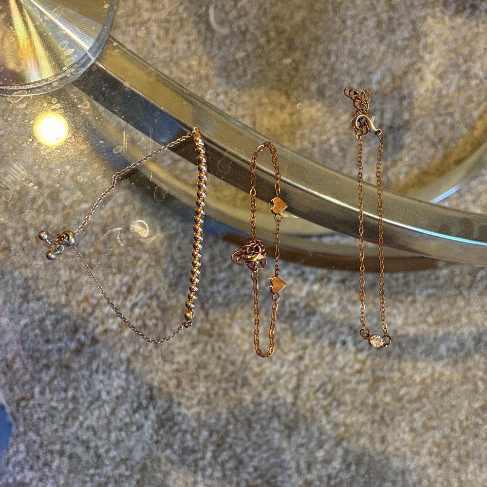 Elegant Copper Colored Women's Bracelet Set